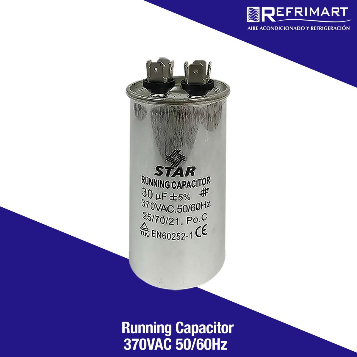 Running Capacitor STAR  - 350v AC 50/60Hz