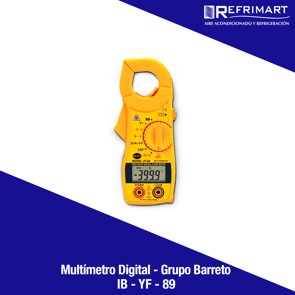 Multímetro Digital YF 89 - Grupo Barreto